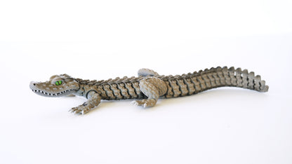 CUBO Alligator Figure | Articulated Crocodilian | Caiman Toy