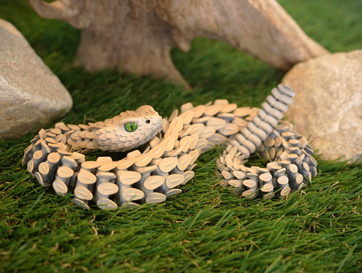 Rattlesnake Figure | Articulated Model Snake