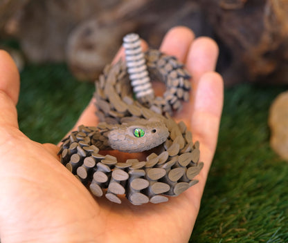 Rattlesnake Figure | Articulated Model Snake