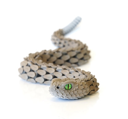 Rattlesnake Figure | Articulated Model Snake