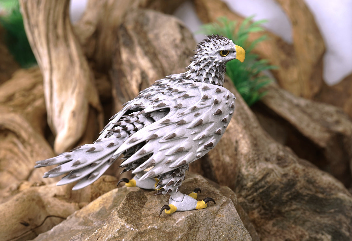 CUBO Eagle Figure | Articulated Raptor | Bird of Prey